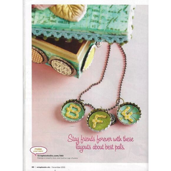 Scrapbooks Etc Magazine December 2010 Holiday ideas Thanksgiving Christmas trees - Picture 3 of 6